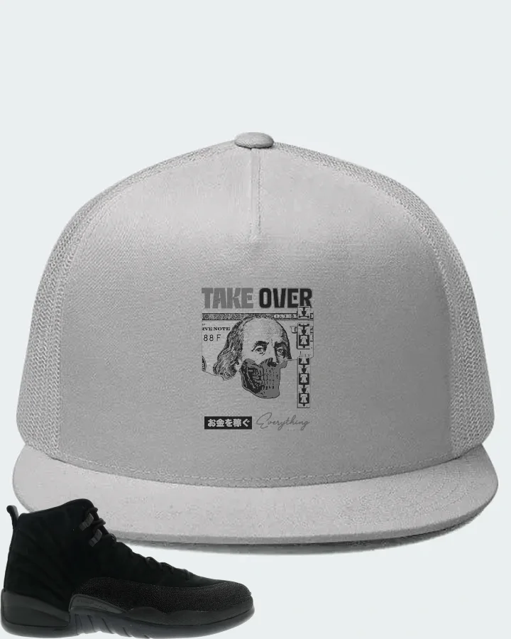 Jordan 12 Retro Sneaker Matching White Hat - Take Over