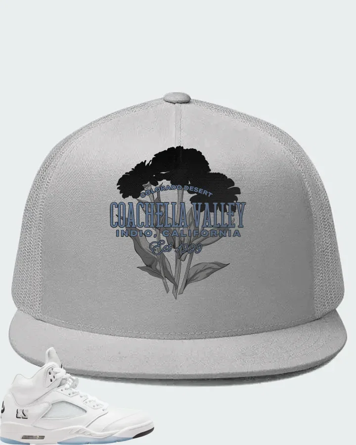 Air Jordan 5 Retro White Metallic 2026 Matching Hat