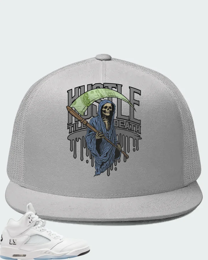 Air Jordan 5 Retro White Metallic 2026 Matching Hat