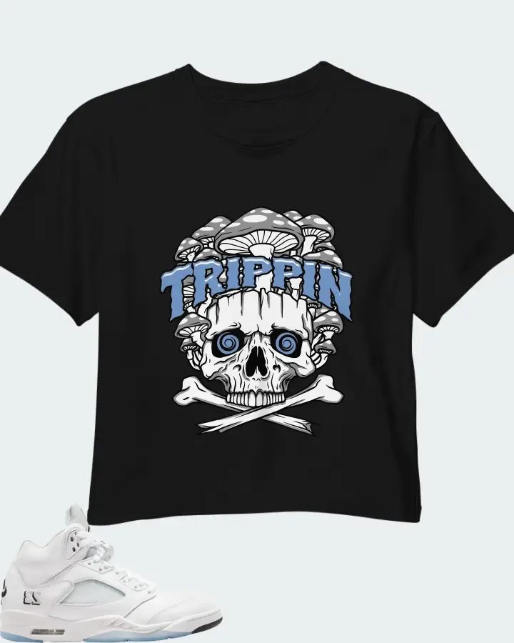 Air Jordan 5 Retro White Metallic 2026 Matching Crop Top