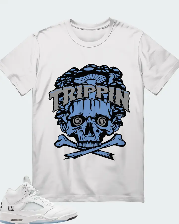 Air Jordan 5 Retro White Metallic 2026 Matching T-Shirt