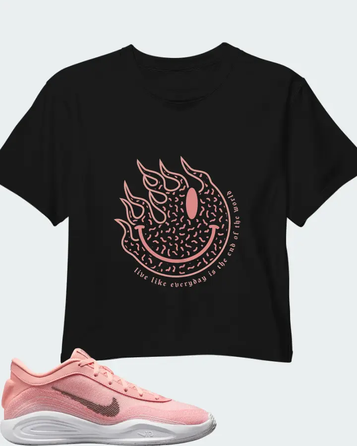 Nike GT Hustle Academy Pink Tint Matching Crop Top