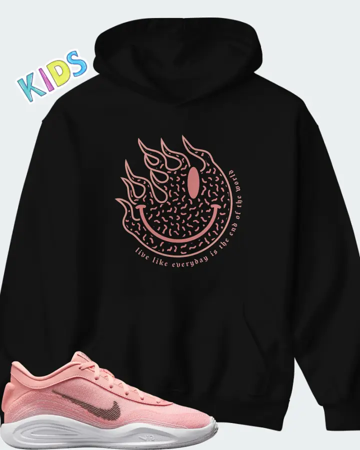 Nike GT Hustle Academy Pink Tint Matching Kid's Hoodie