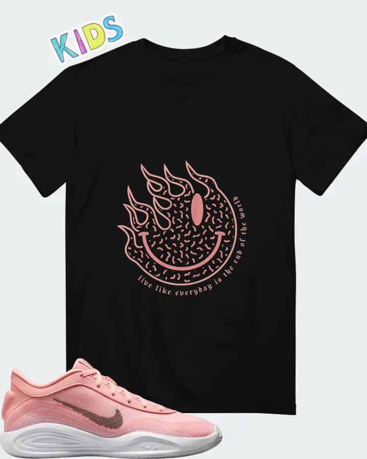 Nike GT Hustle Academy Pink Tint Matching Kid's T-Shirt