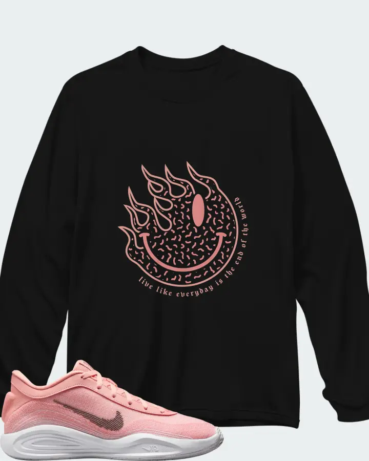Nike GT Hustle Academy Pink Tint Matching Long Sleeve T-Shirt