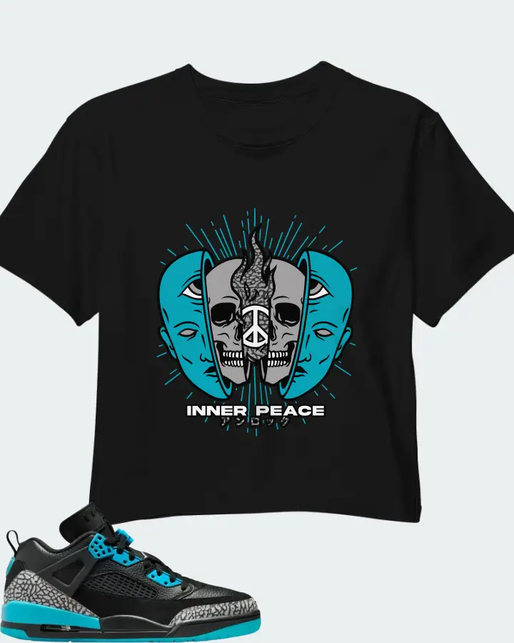 Air Jordan Spizike Low Gamma Blue Matching Crop Top