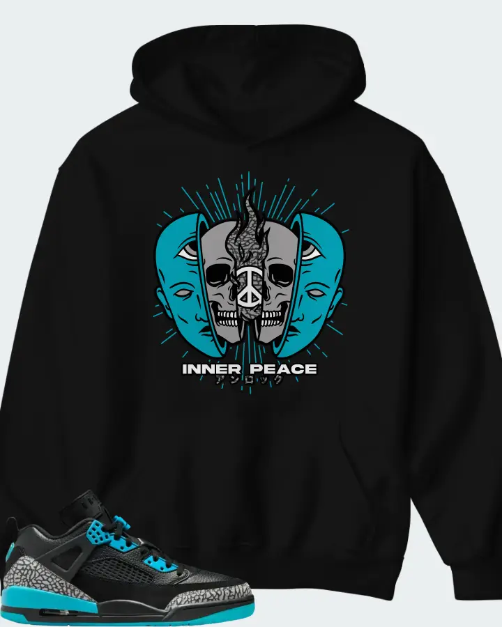 Air Jordan Spizike Low Gamma Blue Matching Hoodie