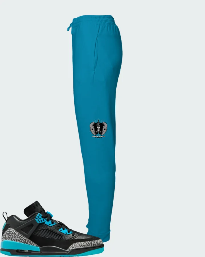 Air Jordan Spizike Low Gamma Blue Matching Joggers