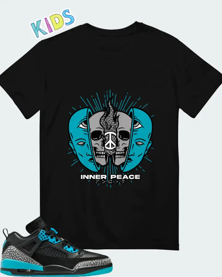 Air Jordan Spizike Low Gamma Blue Matching Kid's T-Shirt