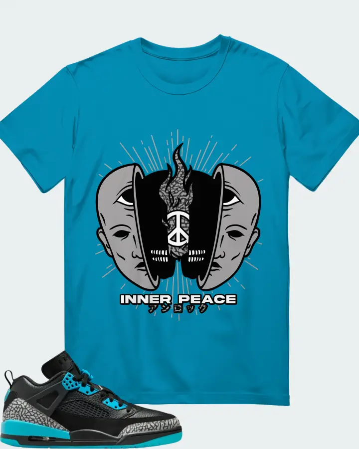 Air Jordan Spizike Low Gamma Blue Matching T-Shirt