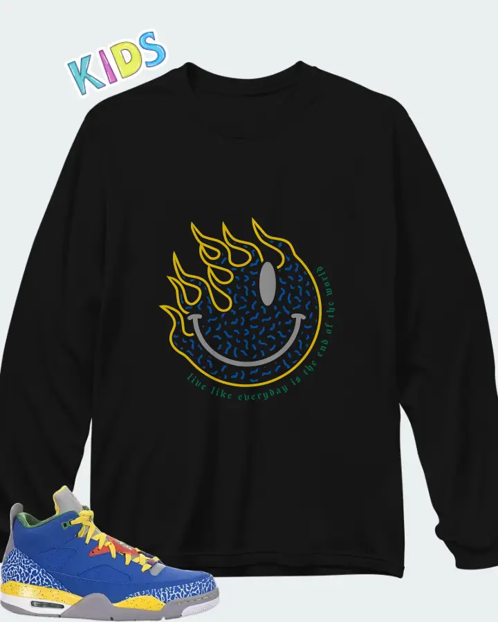 Air Jordan Son Of Mars Low Do The Right Thing Matching Kid's Long Sleeve T-Shirt