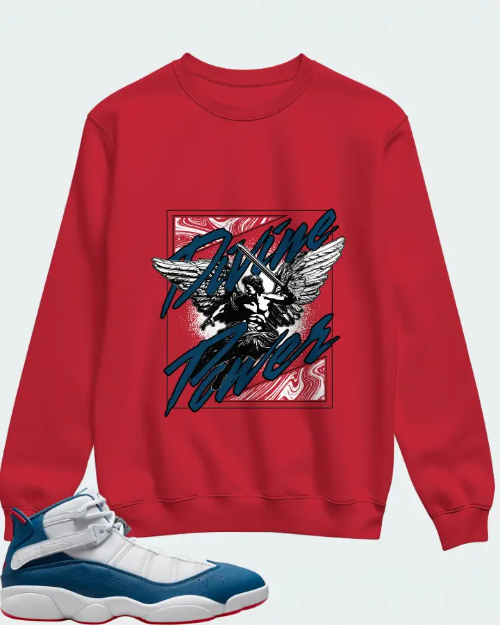 Sweatshirt in Red