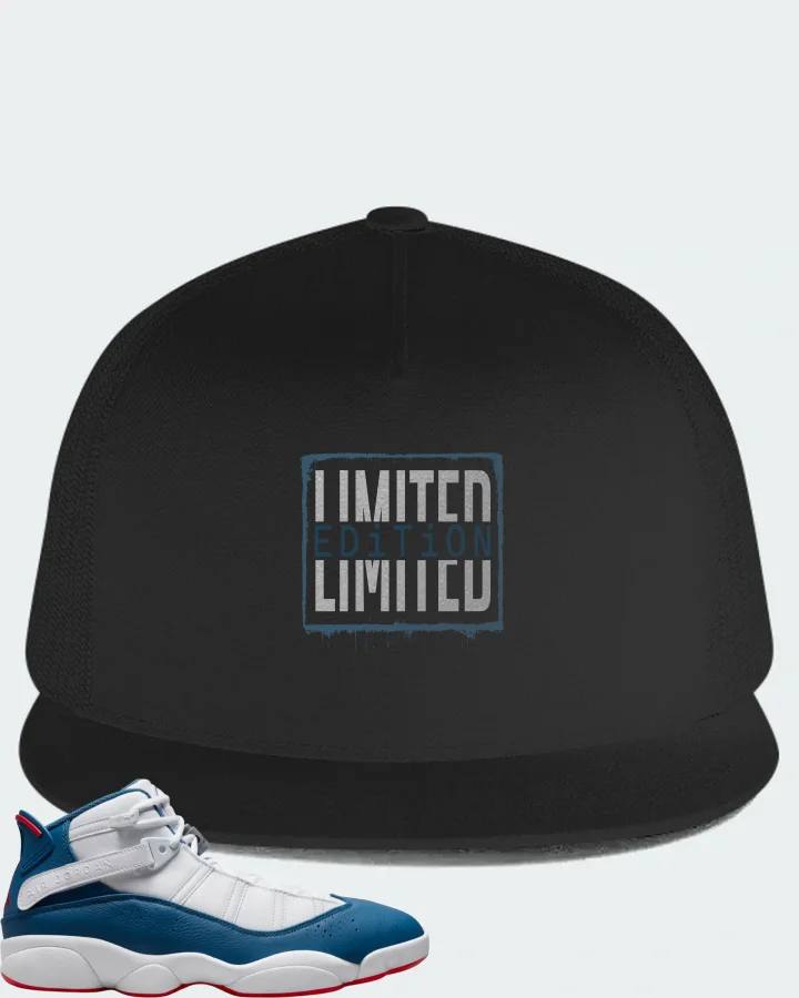 Jordan 6 Rings Sneaker Matching Black Hat - LIMITED EDITION