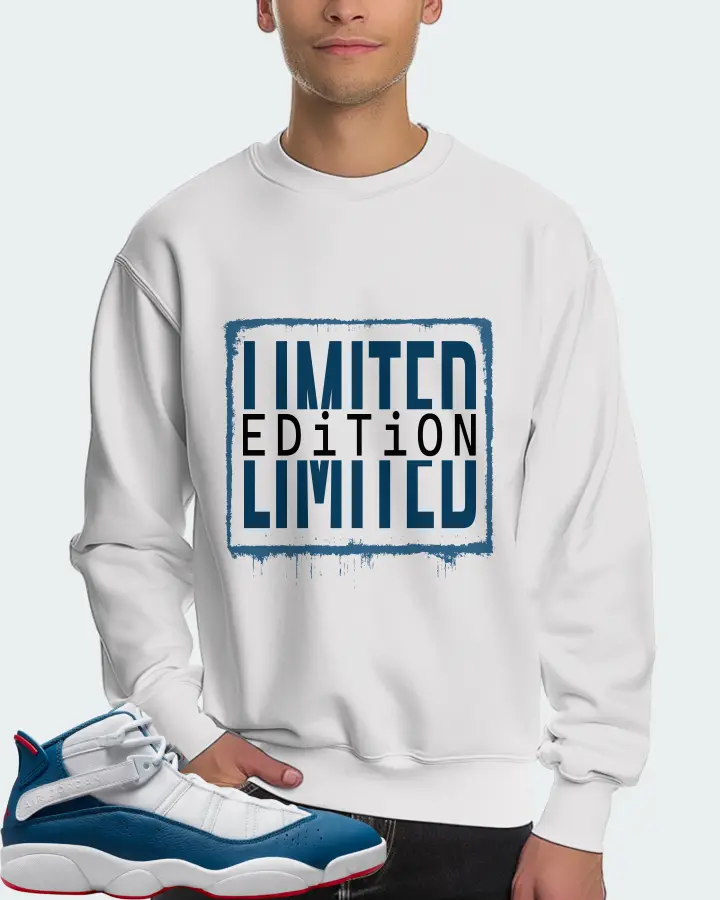 Jordan 6 Rings Sneaker Matching White Sweatshirt (LIMITED EDITION) - View 4