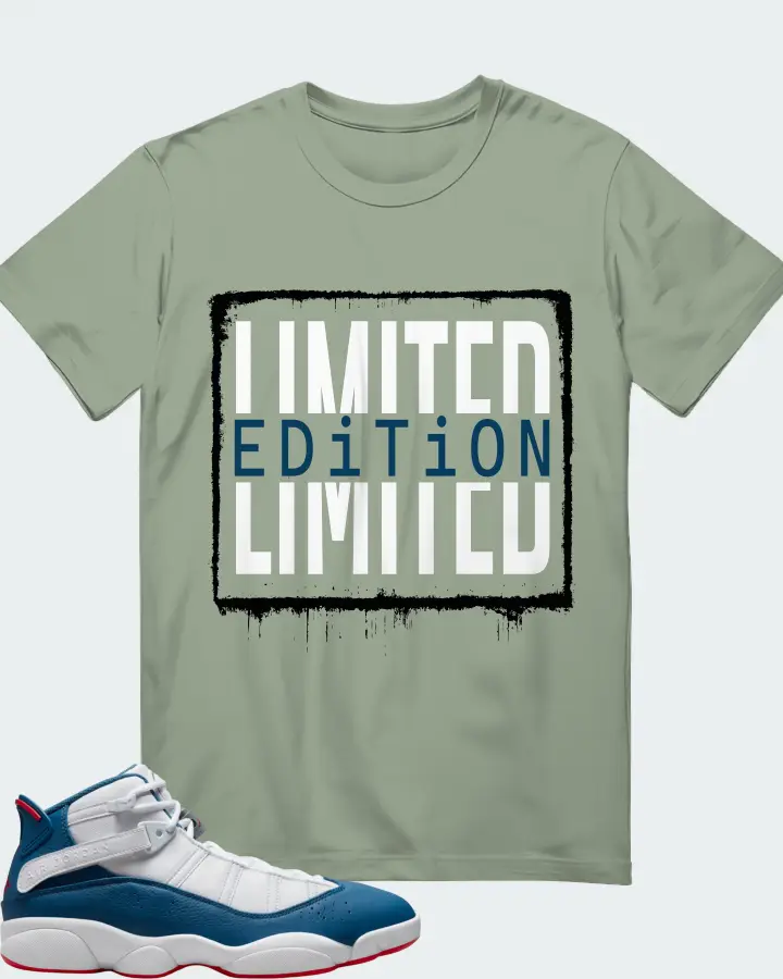 Jordan 6 Rings Sneaker Matching Sage T-Shirt - LIMITED EDITION