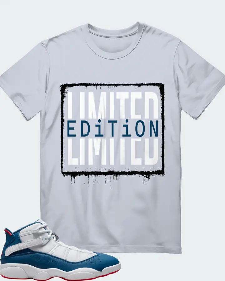 Jordan 6 Rings Sneaker Matching Light Blue T-Shirt - LIMITED EDITION