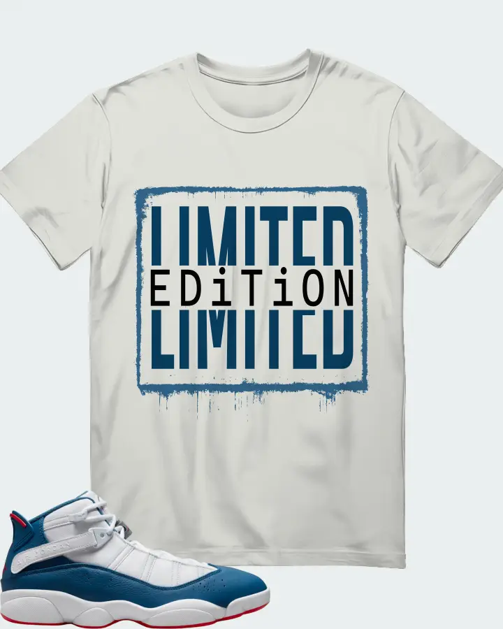 Jordan 6 Rings Sneaker Matching Silver T-Shirt - LIMITED EDITION