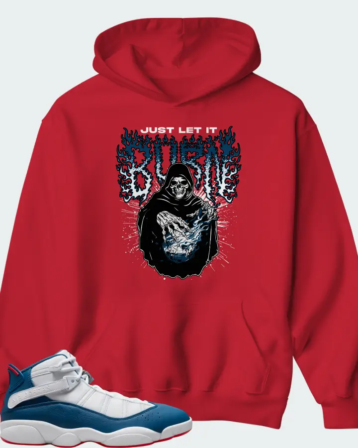 Hoodie in Red
