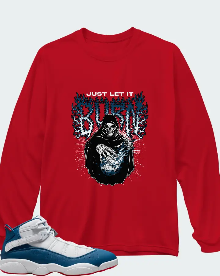 Long Sleeve T-Shirt in Red