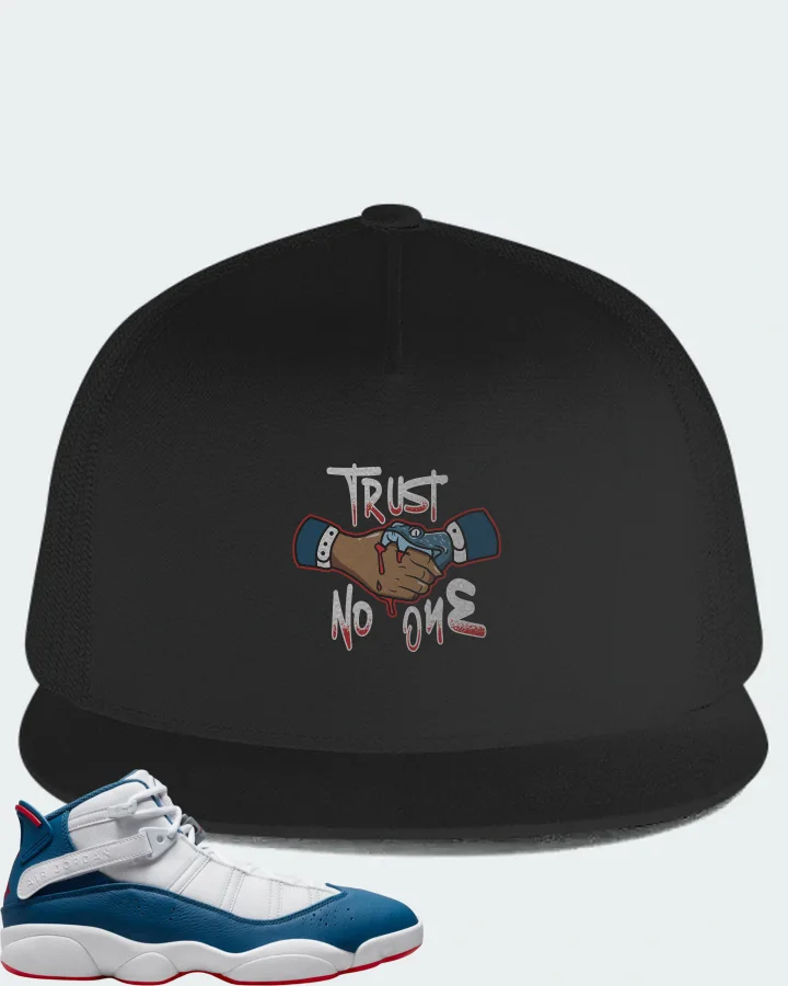 Jordan 6 Rings Sneaker Matching Black Hat - Trust No One