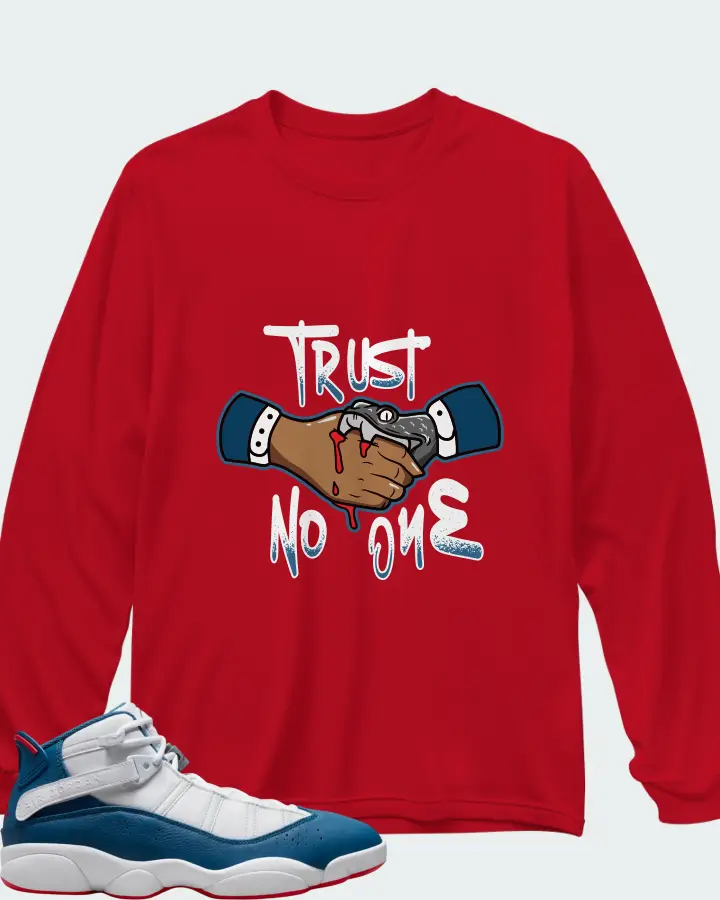 Long Sleeve T-Shirt in Red