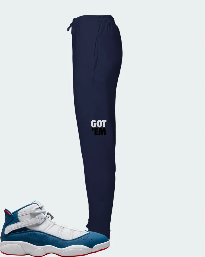 Jordan 6 Rings Sneaker Matching Navy Joggers - Got Em