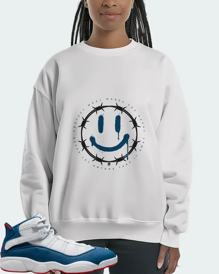 Jordan 6 Rings Sneaker Matching White Sweatshirt (PROTECT) - View 3