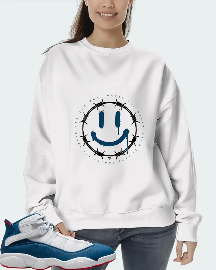 Jordan 6 Rings Sneaker Matching White Sweatshirt (PROTECT) - View 5