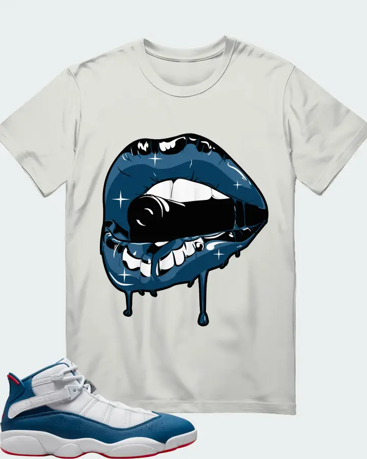 Jordan 6 Rings Sneaker Matching Silver T-Shirt - Kiss of Death