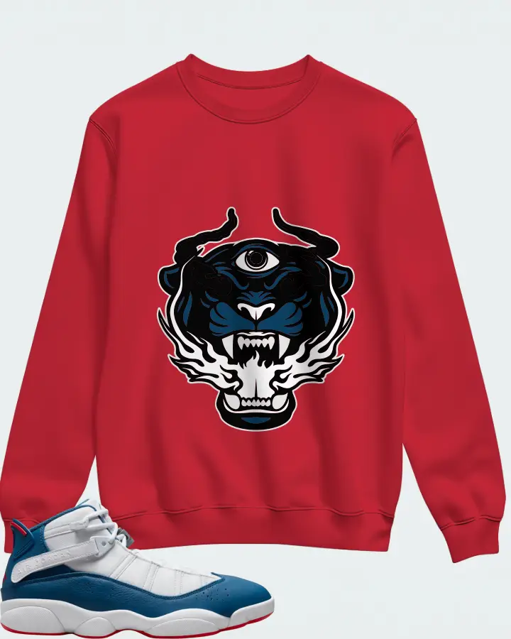 Sweatshirt in Red