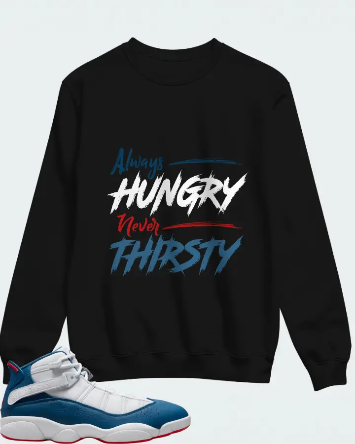 Sweatshirt in Black