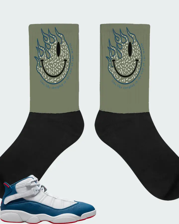 Socks in Olive