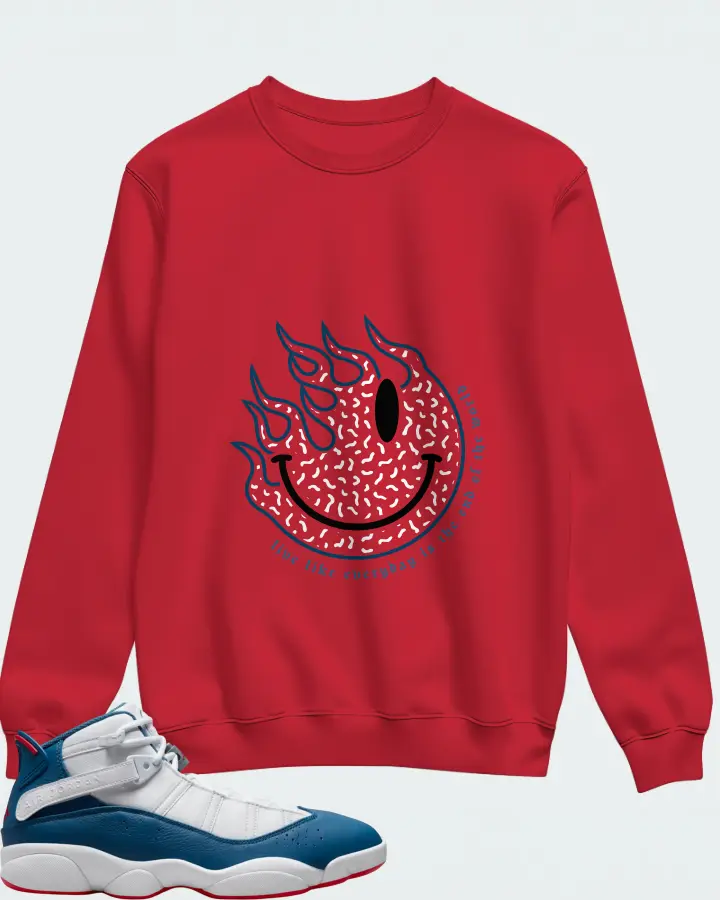 Sweatshirt in Red