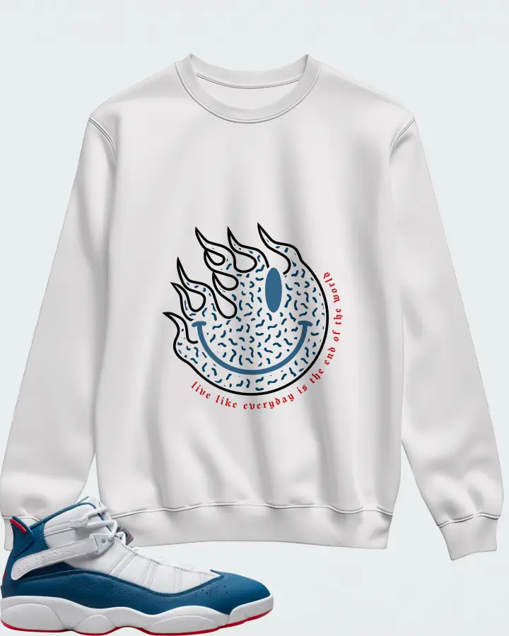 Sweatshirt in White