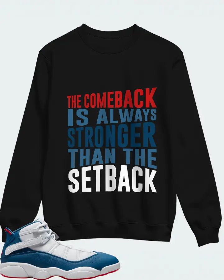 Sweatshirt in Black