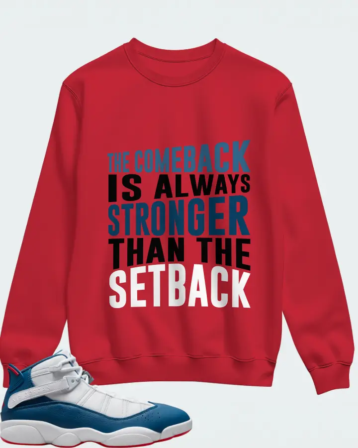 Sweatshirt in Red