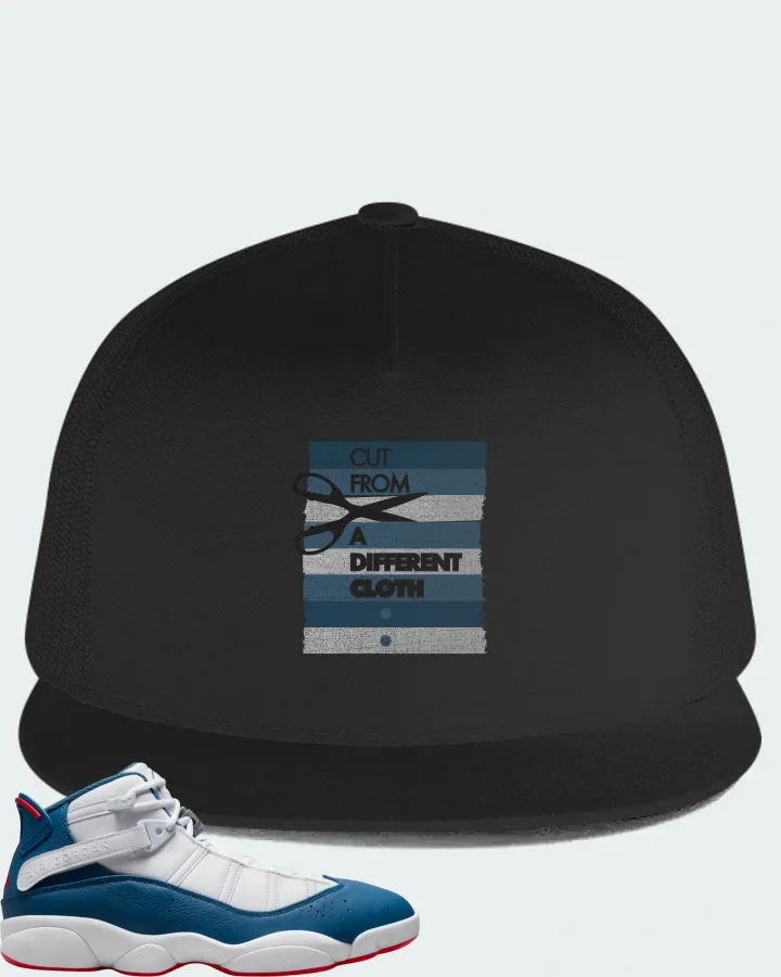 Jordan 6 Rings Sneaker Matching Black Hat - Cut From a Different Cloth