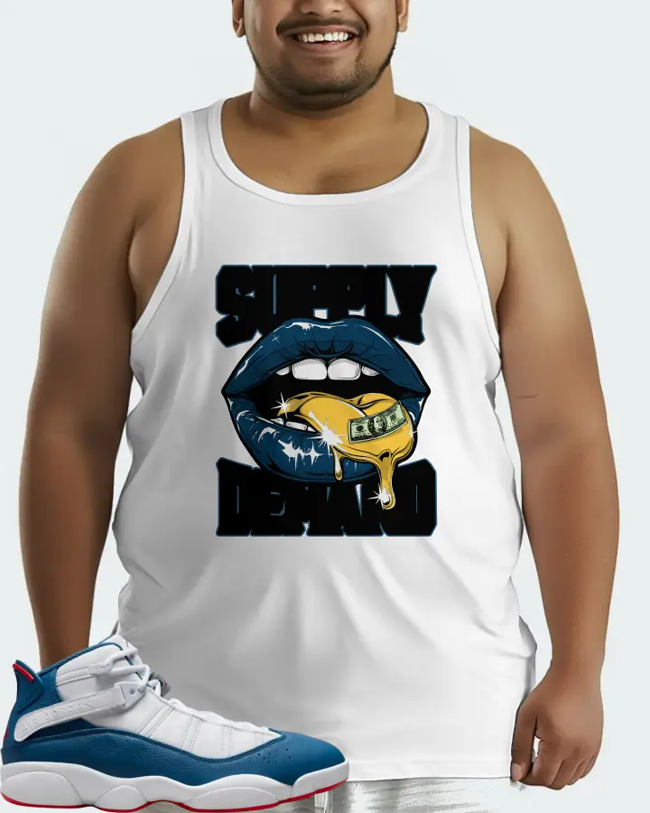 Jordan 6 Rings Sneaker Matching White Tank Top (Supply Demand) - View 6