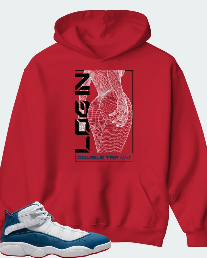 Hoodie in Red