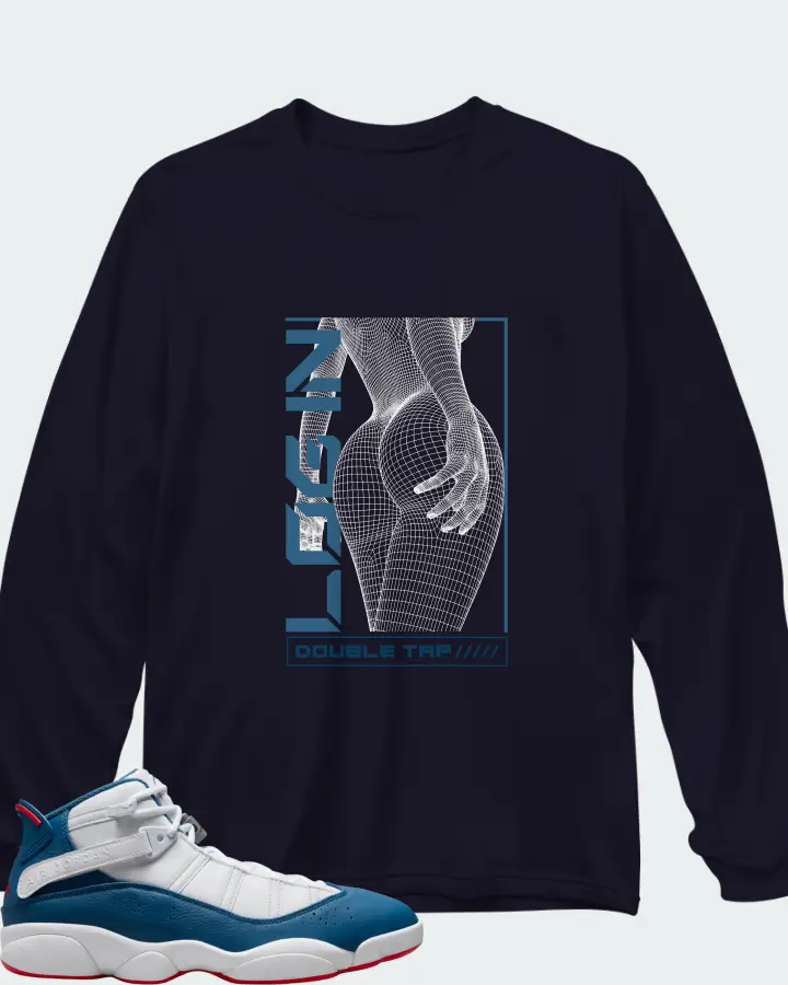 Long Sleeve T-Shirt in Navy