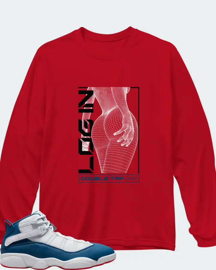 Long Sleeve T-Shirt in Red
