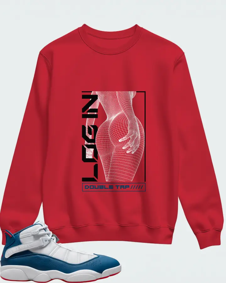 Sweatshirt in Red