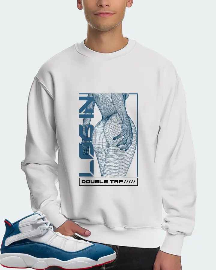 Jordan 6 Rings Sneaker Matching White Sweatshirt (LOGIN) - View 4