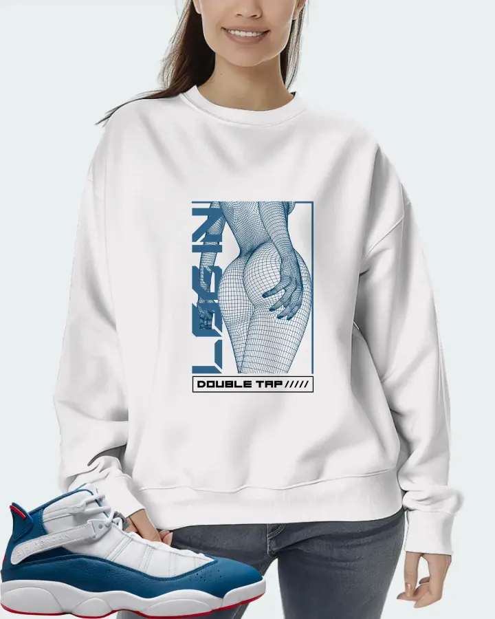 Jordan 6 Rings Sneaker Matching White Sweatshirt (LOGIN) - View 5