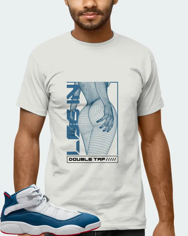 Jordan 6 Rings Sneaker Matching Silver T-Shirt (LOGIN) - View 6