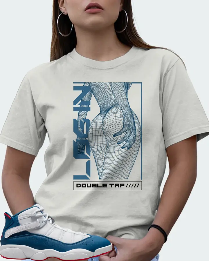 Jordan 6 Rings Sneaker Matching Silver T-Shirt (LOGIN) - View 7