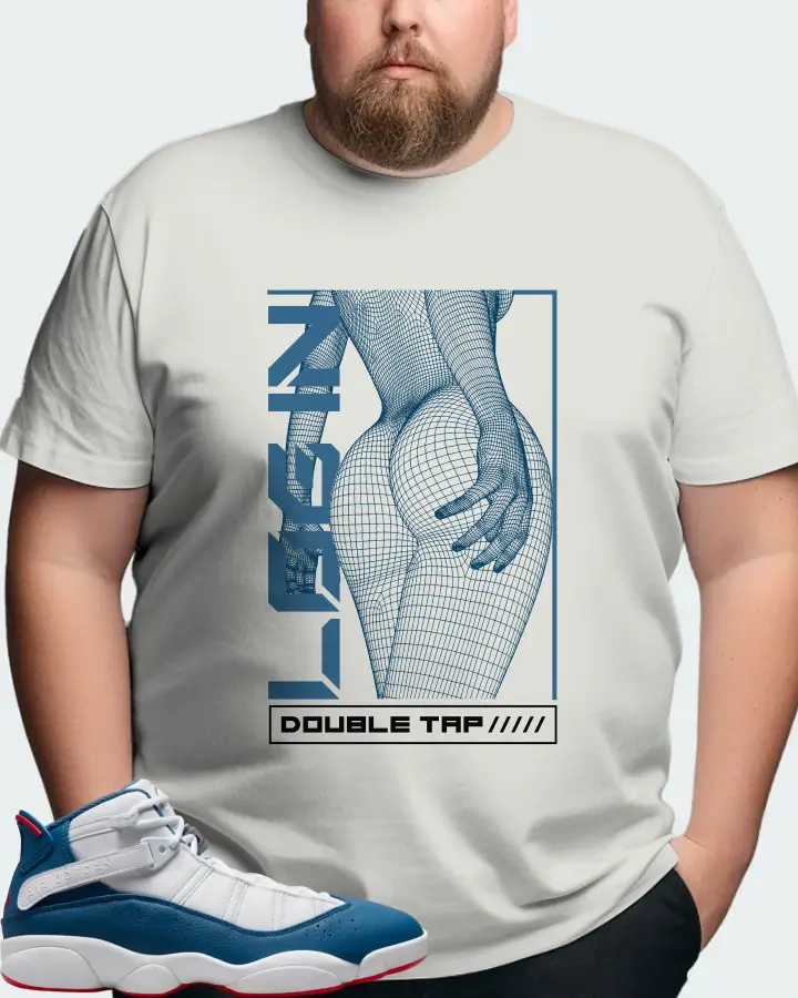 Jordan 6 Rings Sneaker Matching Silver T-Shirt (LOGIN) - View 8