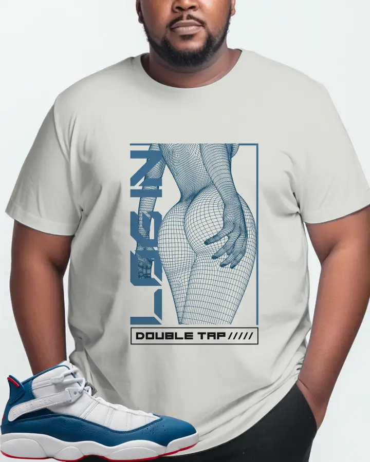 Jordan 6 Rings Sneaker Matching Silver T-Shirt (LOGIN) - View 10