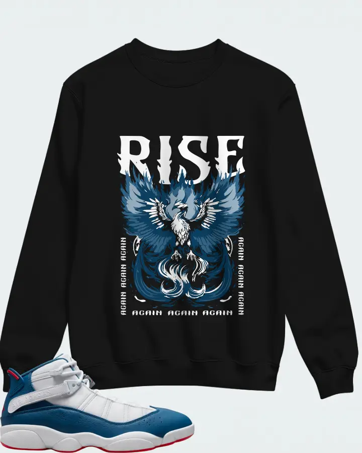 Sweatshirt in Black