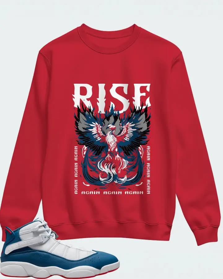 Sweatshirt in Red
